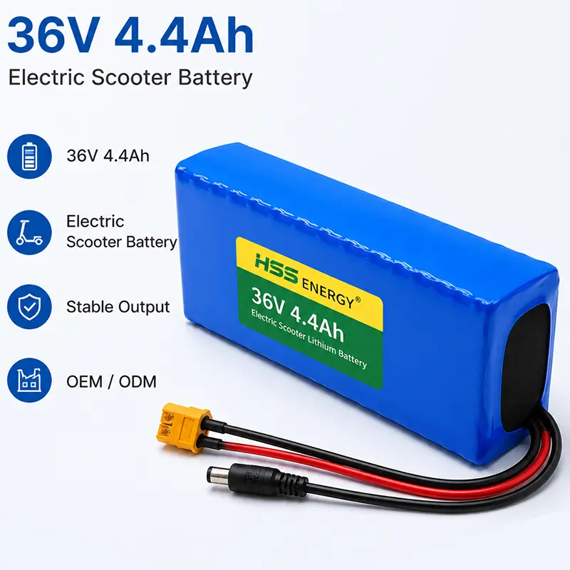 36V 4.4Ah ইলেকট্রিক স্কুটার লিথিয়াম ব্যাটারি