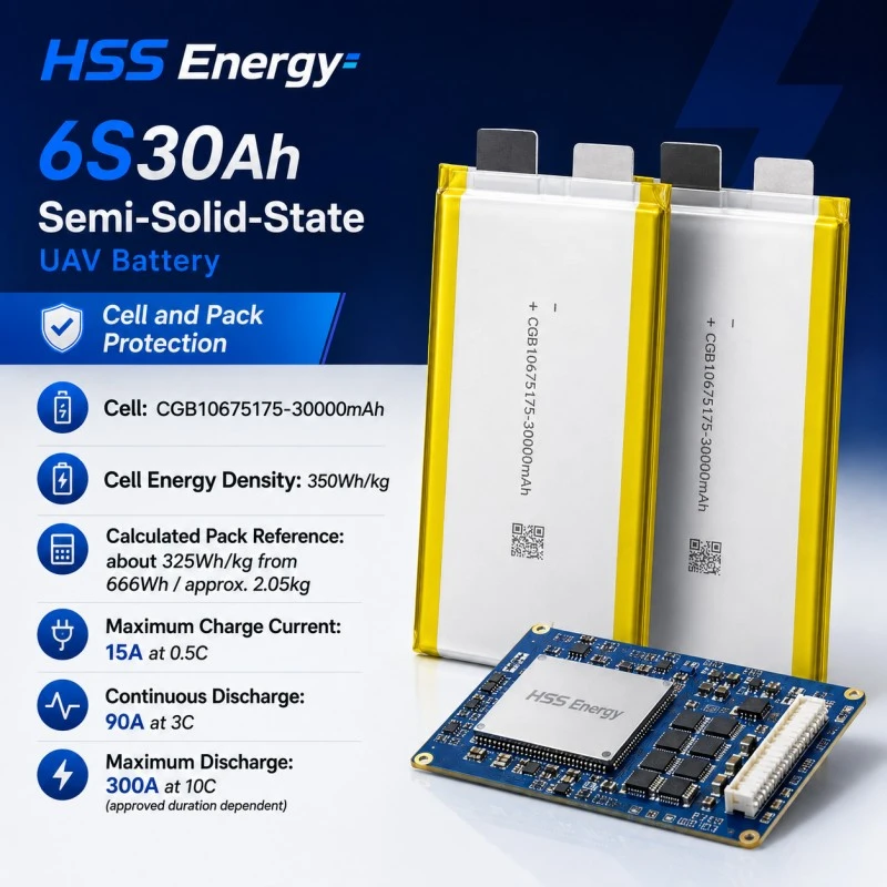 6S 30000mAh UAV ব্যাটারি