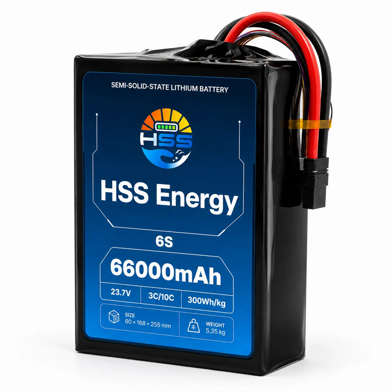 6S 66000mAh UAV ব্যাটারি