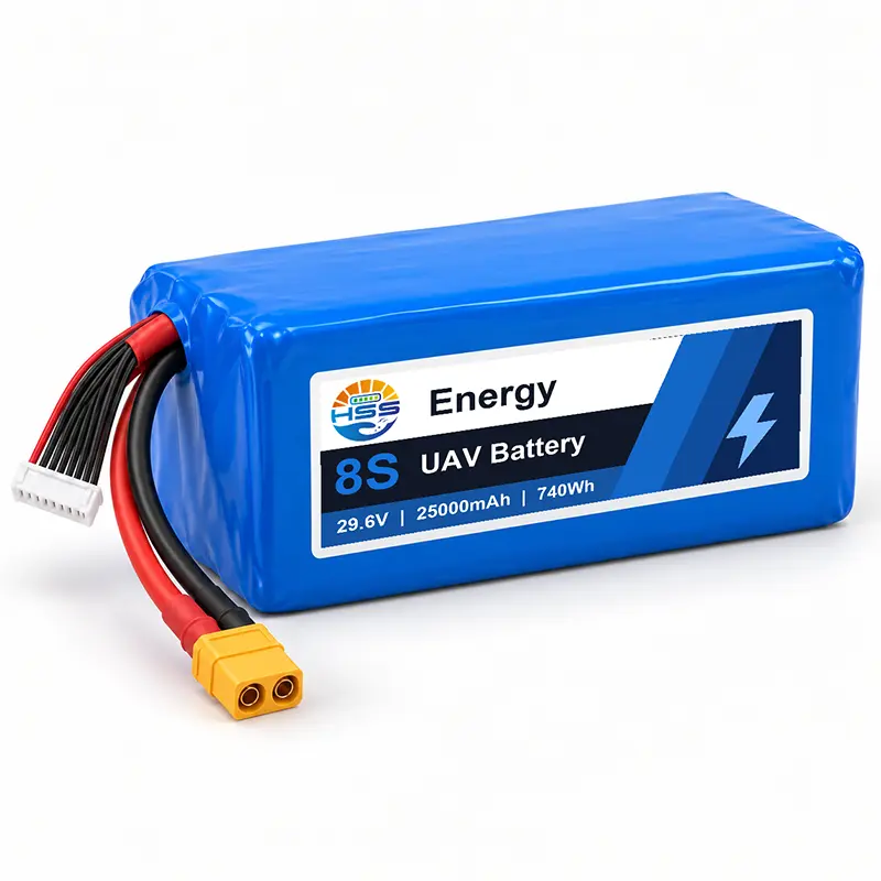 8S 25000mAh UAV ব্যাটারি