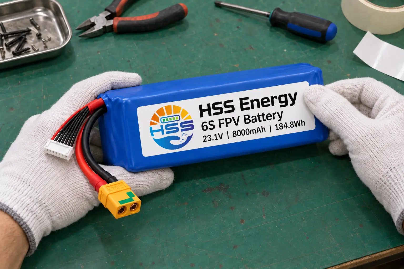 6S 8000mAh FPV Battery